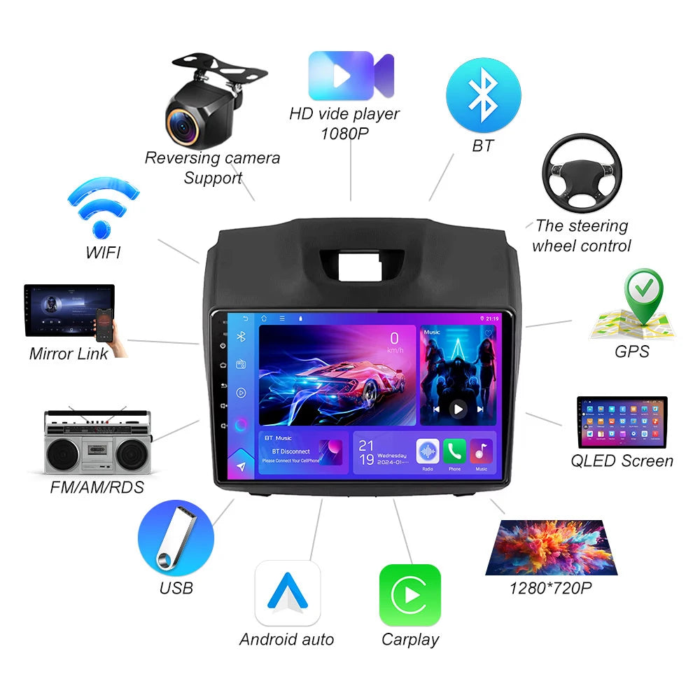Android 16 For Chevrolet Holden S10 Trailblazer Colorado Isuzu Dmax Car Carplay Player Gps | AUTOKITSHOP