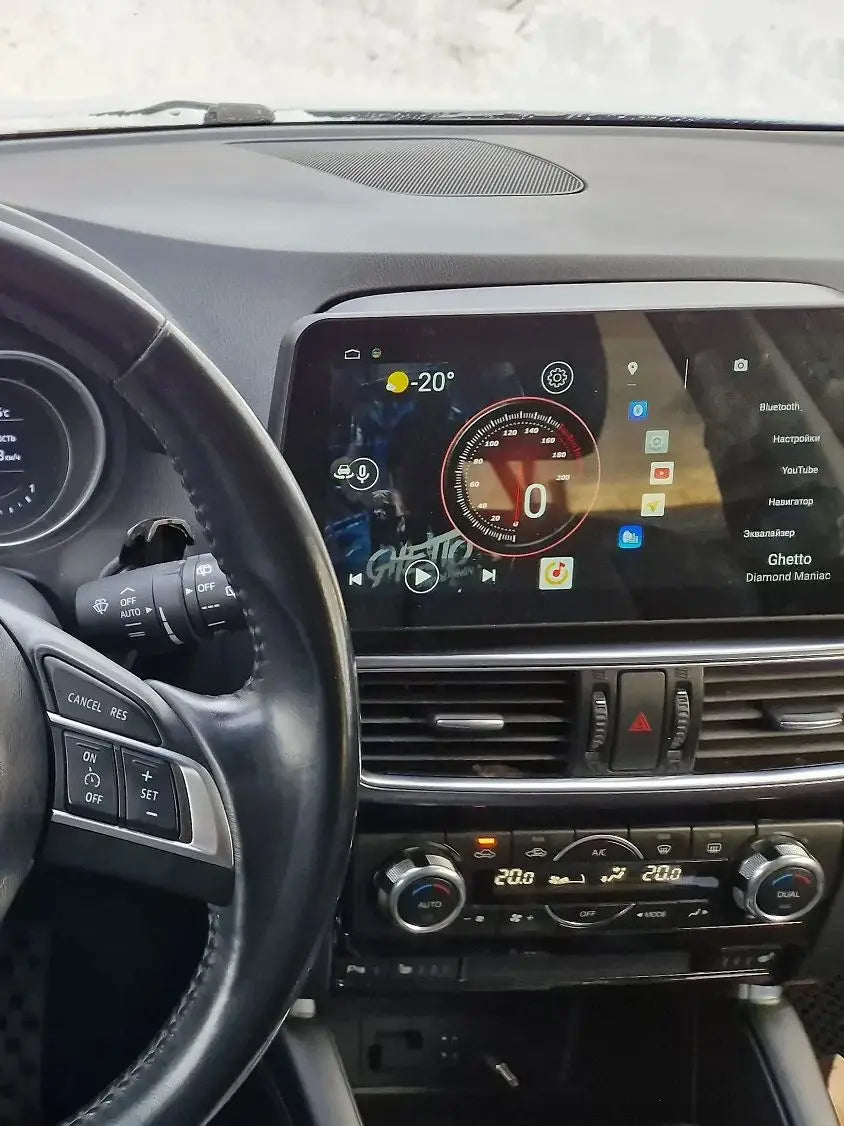 1920*720 QLED Android 14 Screen Multimedia Video Player For Mazda CX5 CX-5 CX 5 2012 2015