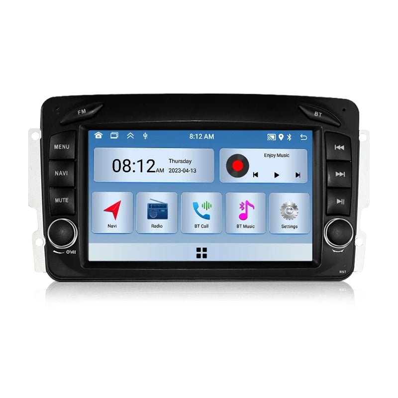 SZLELV Wireless CarPlay Android Auto Car Radio For Benz CLK W209 W203 W463 W208 Multimedia