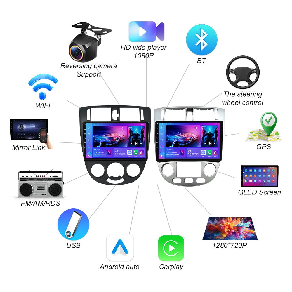 Android 16 For Chevrolet Lacetti J200 Nubira Optra Buick Excelle Hrv Buick Excelle Hrv Suz | AUTOKITSHOP