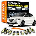 ZITWO 9Pcs Canbus LED Interior Dome Map Reading Light Kit For Lancia Ypsilon 846 2012 2013 2014  - Canbus LED Car Light