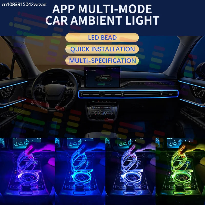 RGB - LED Strip - App Control - Car Interior Lighting | AUTOKITSHOP