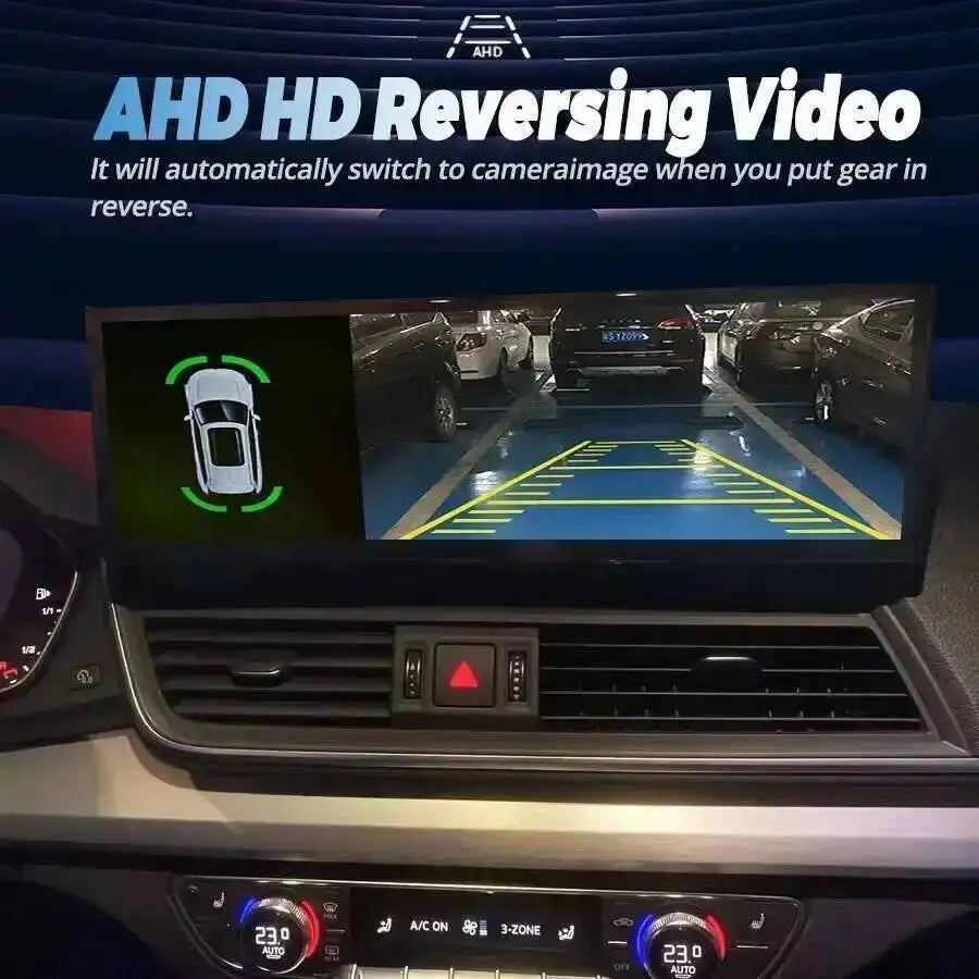 14.9" Car Radio Android Screen, For Audi Q5 2018-2020, Wireless CarPlay GPS Navigation Mul