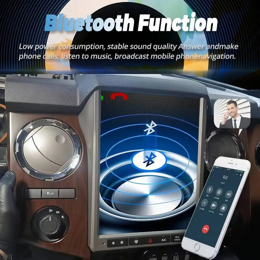 Carplay Car Multimedia Player Radio Stereo 12.1inch Android For Ford F250 F-250 F 250 F350 | AUTOKITSHOP