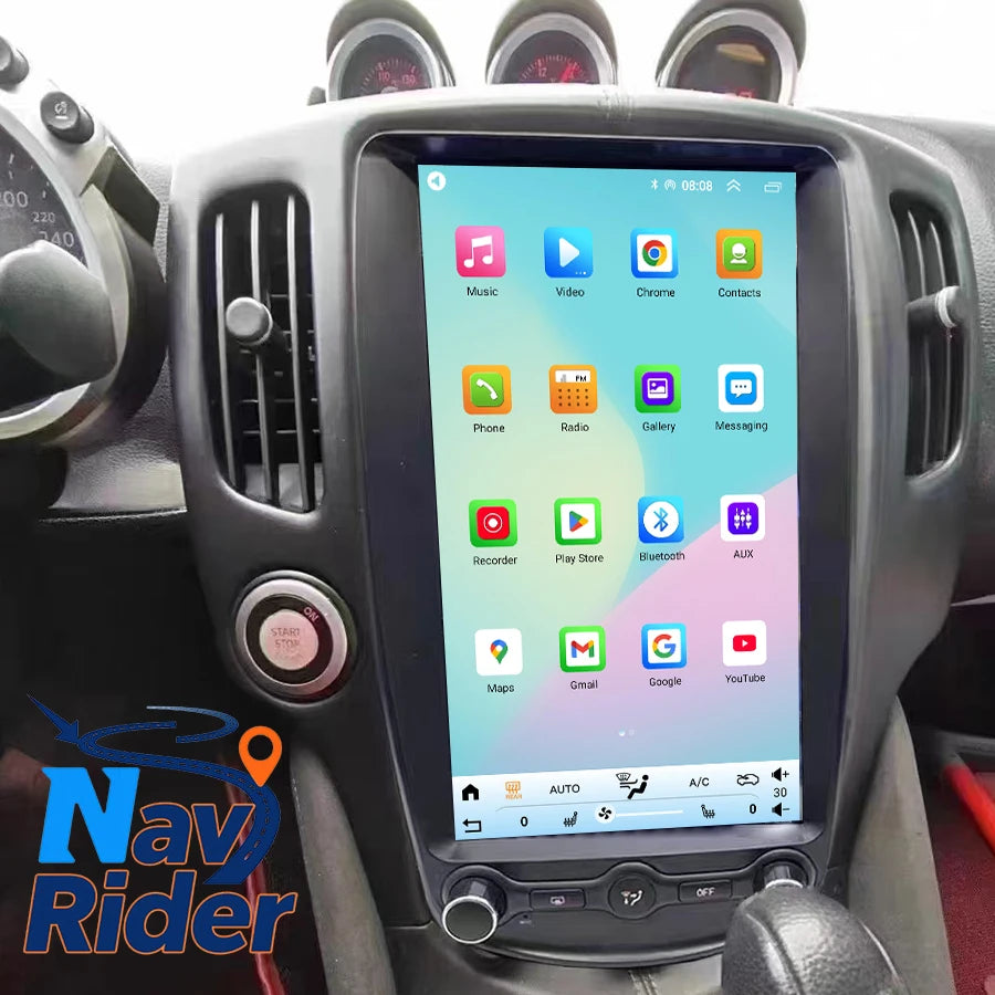 Stereo Auto Radio GPS Navigation Carplay 4G WiFi Head Unit 13.8" Android Screen Car Multim
