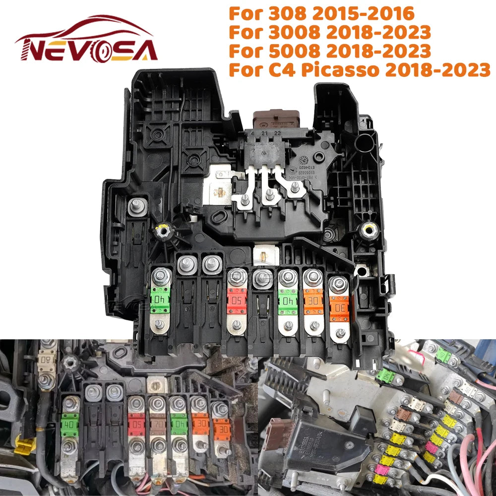 BPGA Battery Management Unit BSI ECU Control Module For Peugeot 308 2015 2016 30 for Peugeot C4 - Automotive LED Light