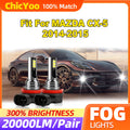 60W H8 H9 H11 LED Fog Lights 20000LM Super Bright Auto Fog Lamps 12V 6000K White Canbus No