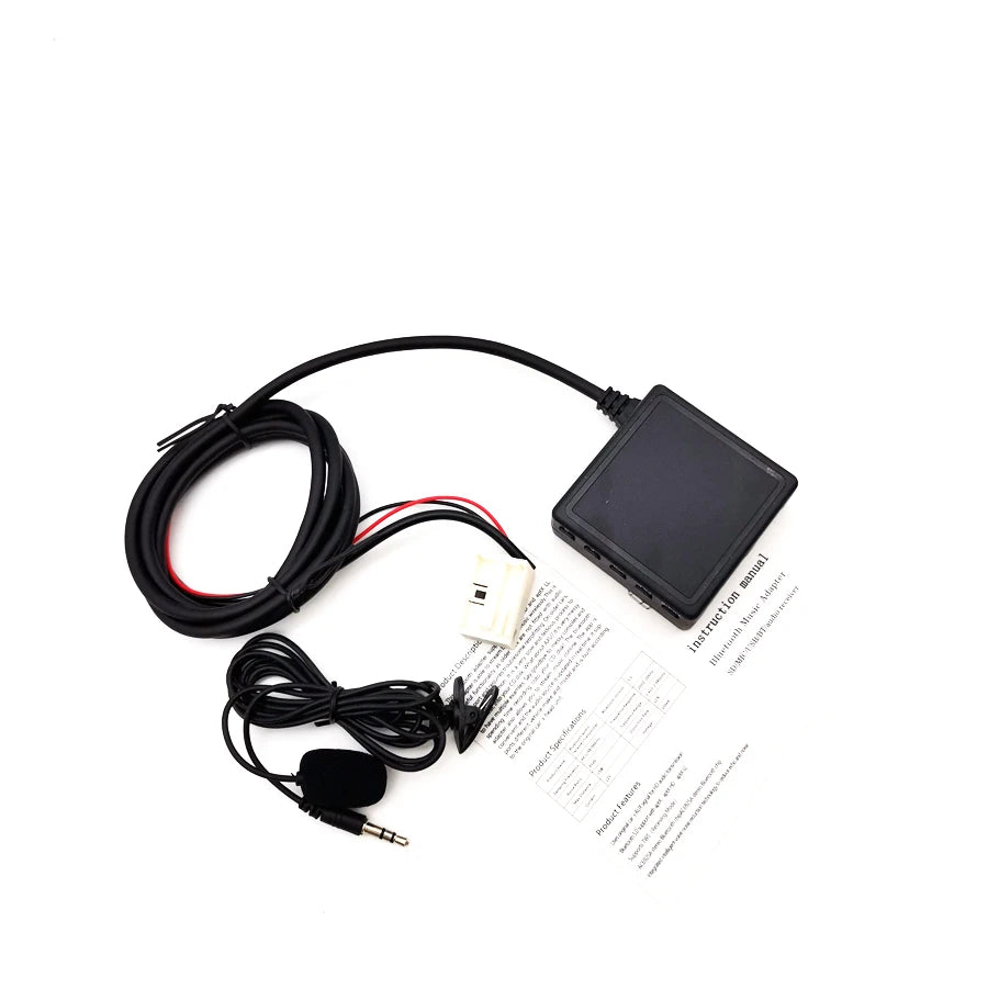 AUX USB Bluetooth Auxiliary Adapter Kit For BMW E60 E63 E64 E66 E81 E82 E70 E90