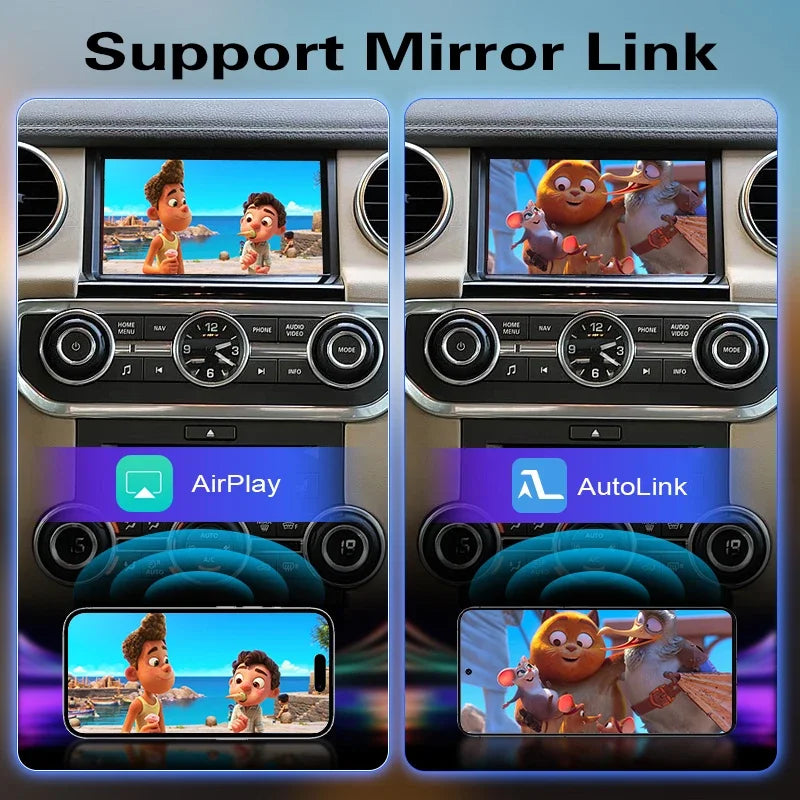Wireless Carplay Android Auto Box for Range Rover / Land Rover Discovery 4 2009-2012 Denso