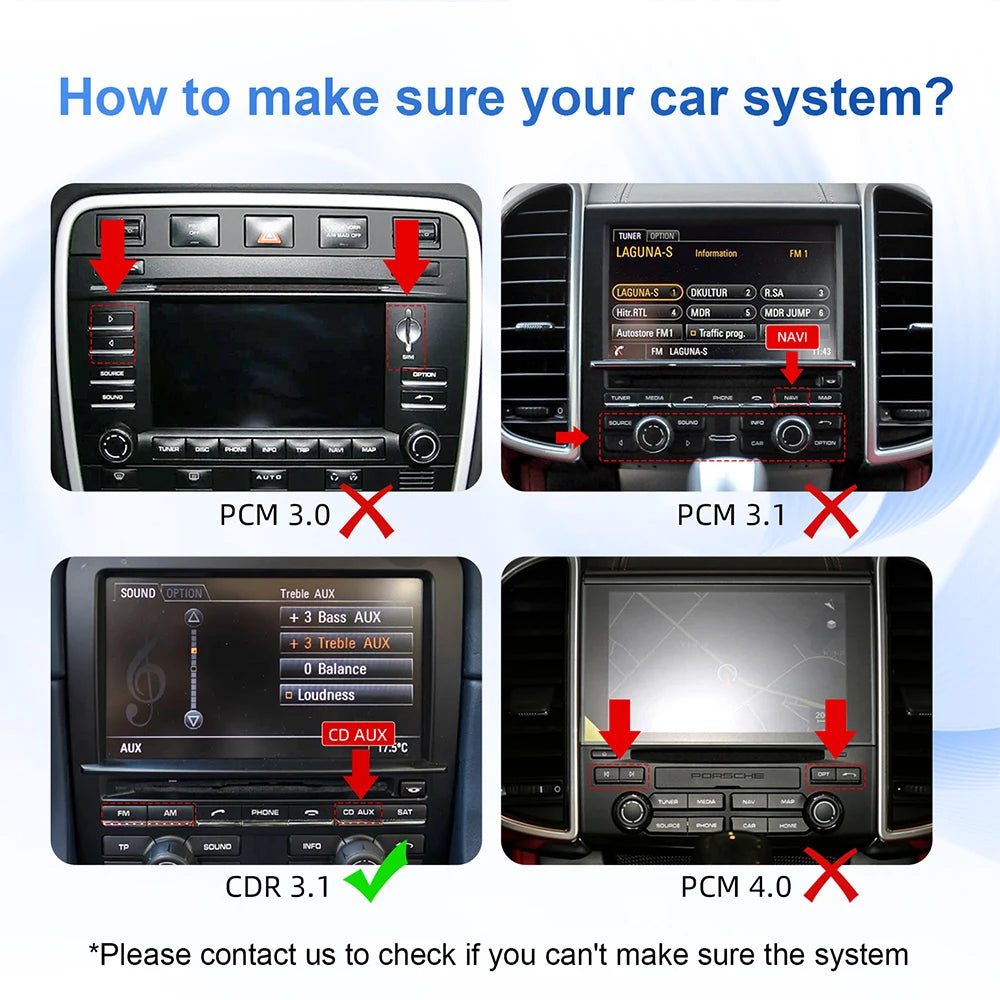 Wireless Carplay Android auto For Porsche CDR 3.0 Panamera Cayenne Cayman Macan Boxster 91 | AUTOKITSHOP