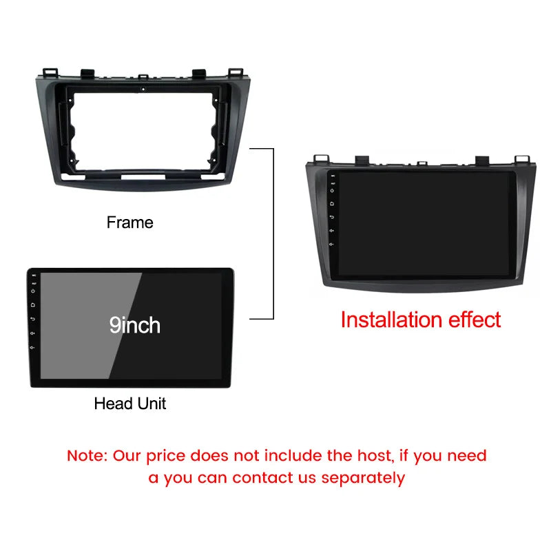 For Mazda 3 Axela 2009 2010 2011 2012 2013 Car Radio Panel Mounting GPS Stereo DVD Install | AUTOKITSHOP
