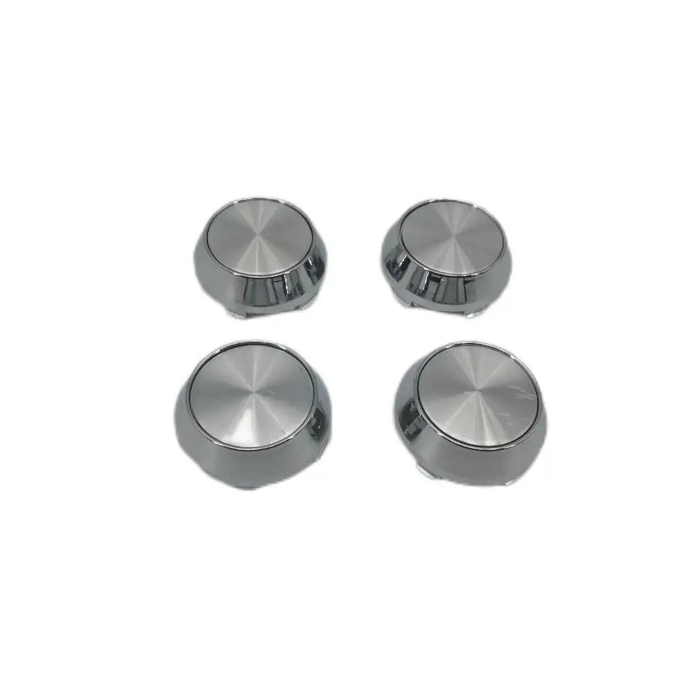 For Wheel Center Cap Universal Rim Chrome Hub Cap 60mm No Logo Silver Base