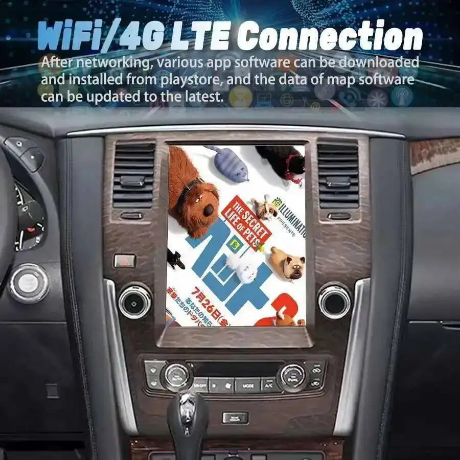 12.1inch Vertical Screen For NISSAN PATROL 2012-2019 Car Radio GPS Navigation Carplay Andr | AUTOKITSHOP