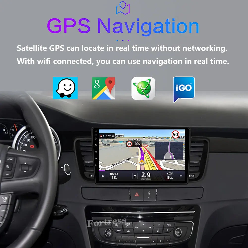 Android 16 For Peugeot 508 2011 - 2018 android Car Radio Multimedia Carplay Video Player N
