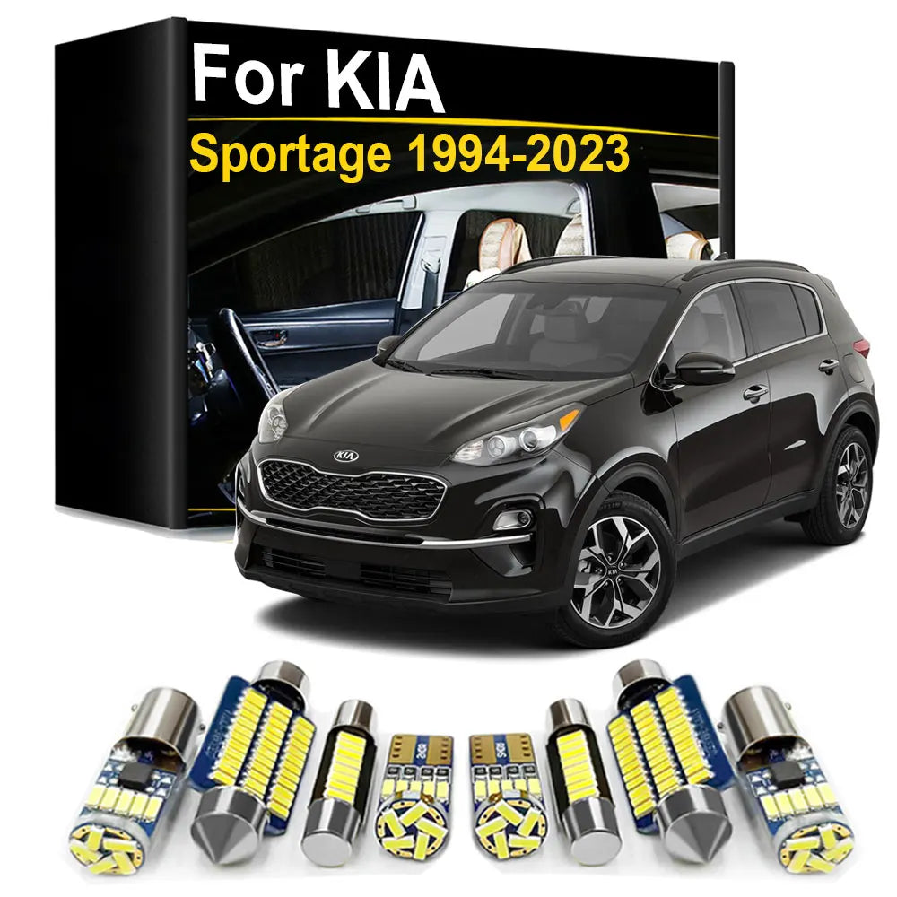 LED Interior Light Kit for Kia Sportage NQ5 QL SL JE KM NB 1994- 2017 - Canbus Dome Map Door Trunk Bulbs | AUTOKITSHOP