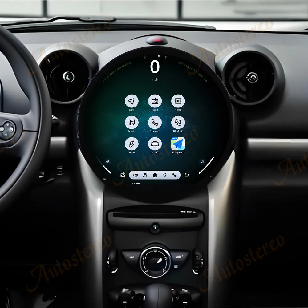 11.7 Inch Android 14 Carplay for MINI Cooper Micky 2007-2014 Car GPS Navigation Multimedia