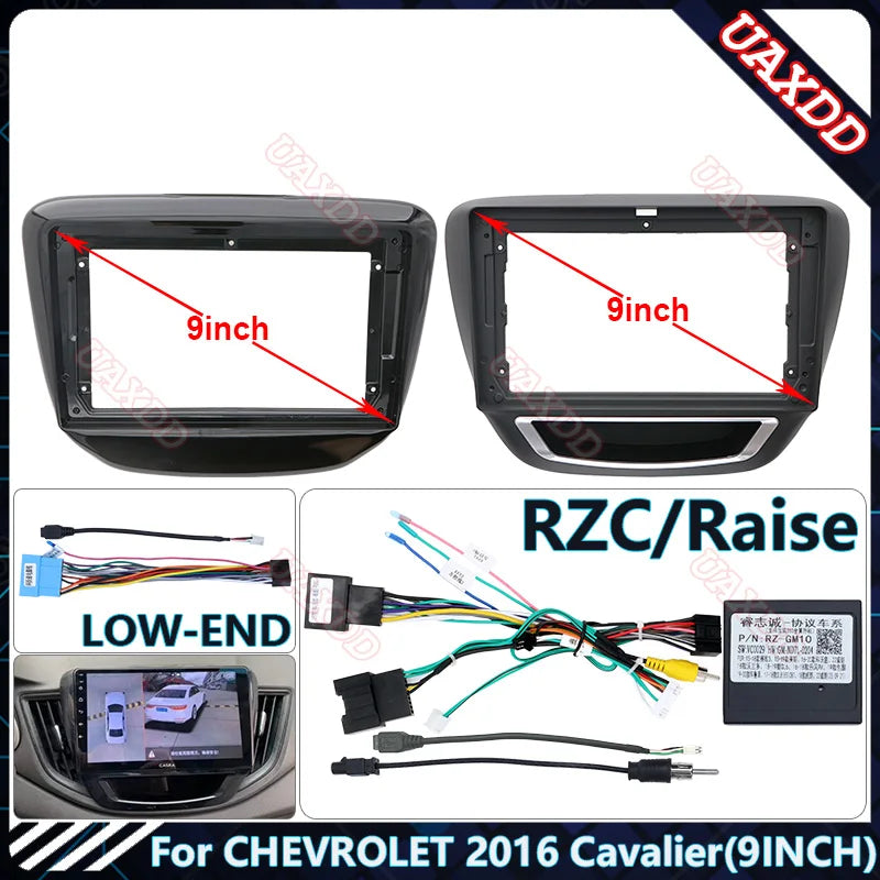 For CHEVROLET 2016 Cavalier 9INCH Car DVD Radio Android Host Speaker Decoder MP3 MP5 Fasci