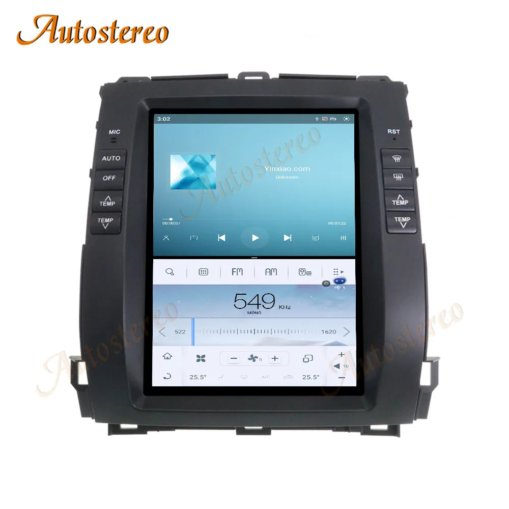 Carplay Car Auto Stereo For Lexus GX470 2003-2009 Tesla Screen Android 13 Car GPS Navigati
