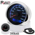 HD 7 Color Backlight Waterproof 300KM/H 85MM GPS Speedometer Gauge Universal Boat Car Odometer S - Automotive LED Light