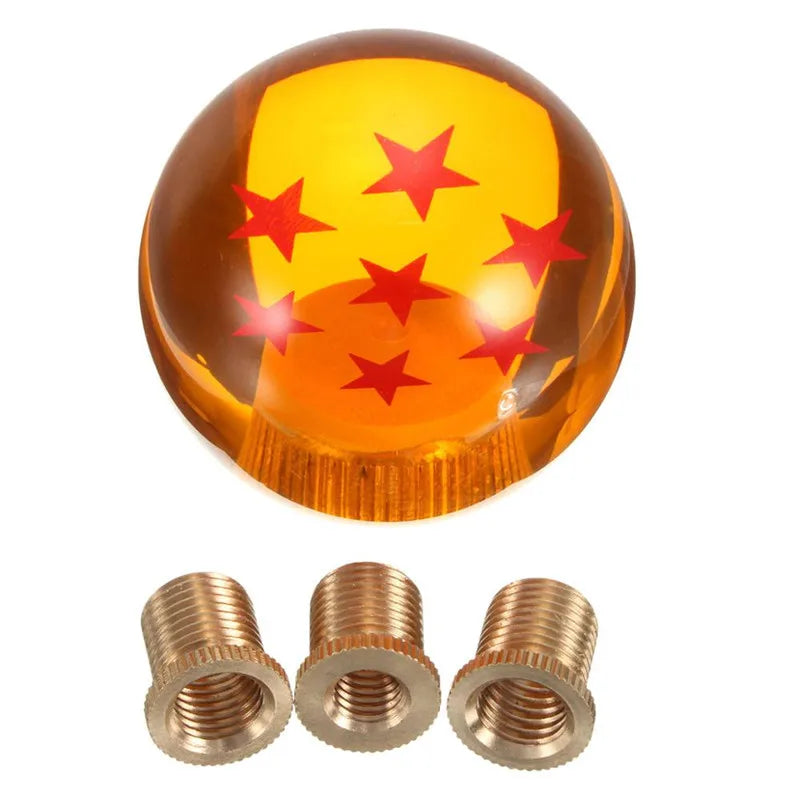 Universal Auto Shift Knob 54mm 7 Star Dragon Gear Shift Knob M12x1.25/M10x1.25/M10x1.5/M8x