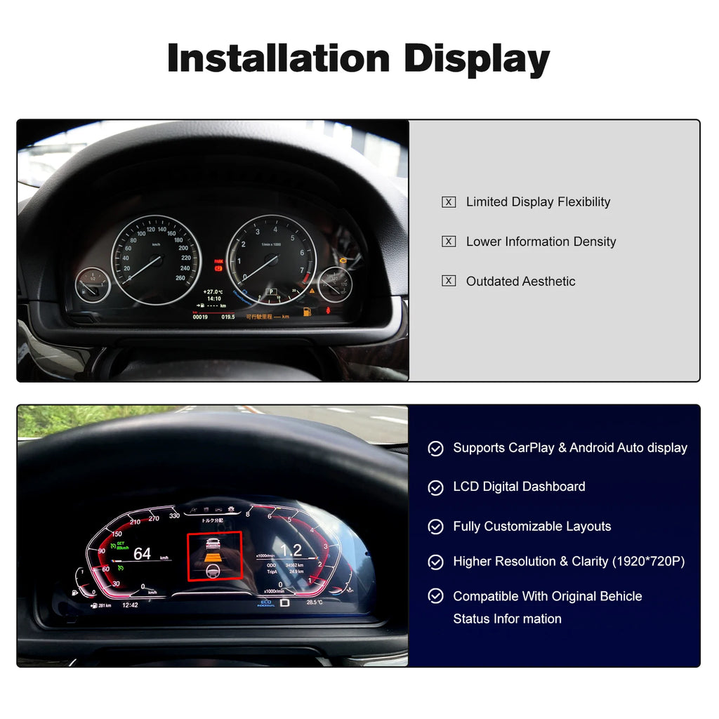 LED Interior Light Kit for BMW BMW5 F18 F11 - Canbus Error-Free Interior Bulbs