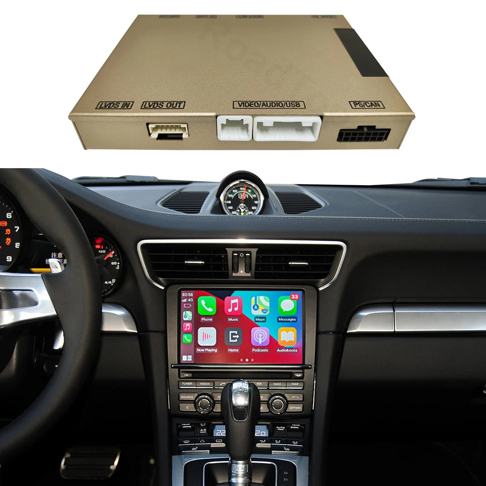 CN Road Top Wireless CarPlay for Porsche 911/918 PCM 3.1 System 2012-2015 with Android Aut | AUTOKITSHOP