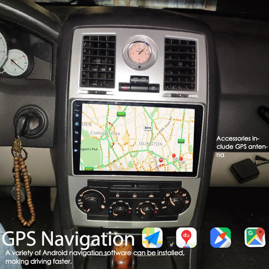 8+128GB Car Radio 2Din Android 14 Multimedia Player Auto audio For Chrysler Aspen 300C 200