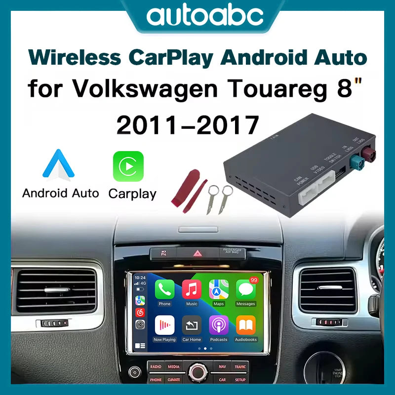 Wireless Carplay Retrofit Module for Volkswagen Touareg RNS850 Android Auto Adapter airpla
