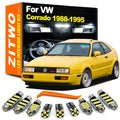 ZITWO 10Pcs LED Interior Light Trunk Reading Bulb Kit For VW Volkswagen Corrado  for VW 1988-1990 - Canbus LED Car Light