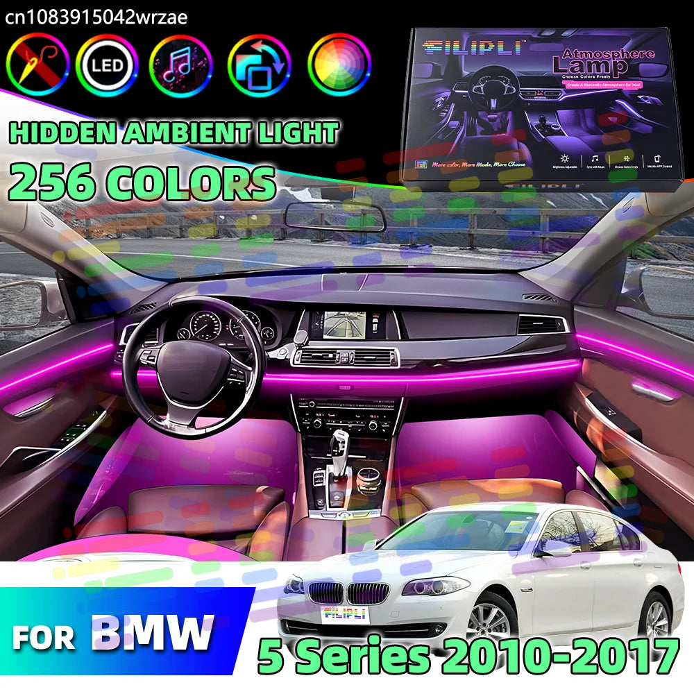 64 RGB - Ambient Light - for BMW F18 F11 F07 - Car Interior Lighting | AUTOKITSHOP