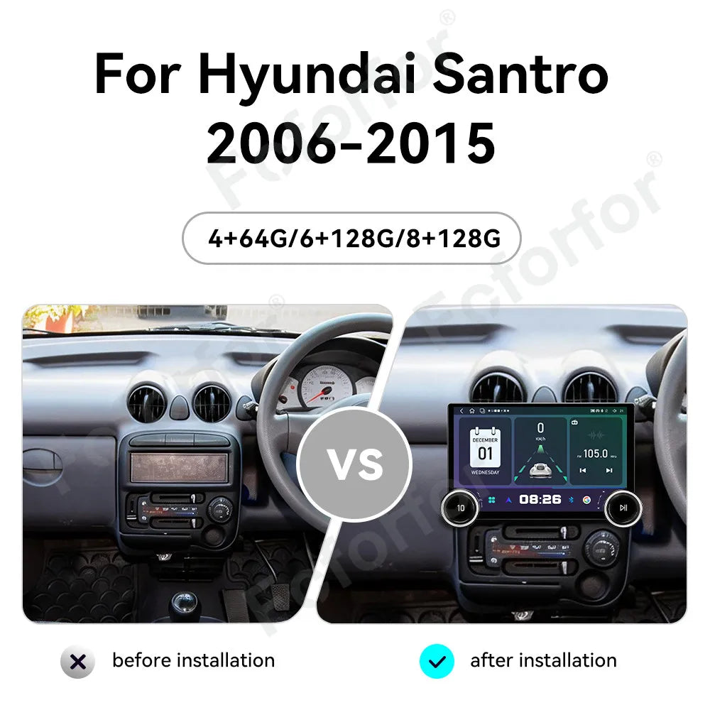 Modern Vision 11.5 Inch Android 15 Full HD Touch GPS Navi Media Player Wireless CarPlay He