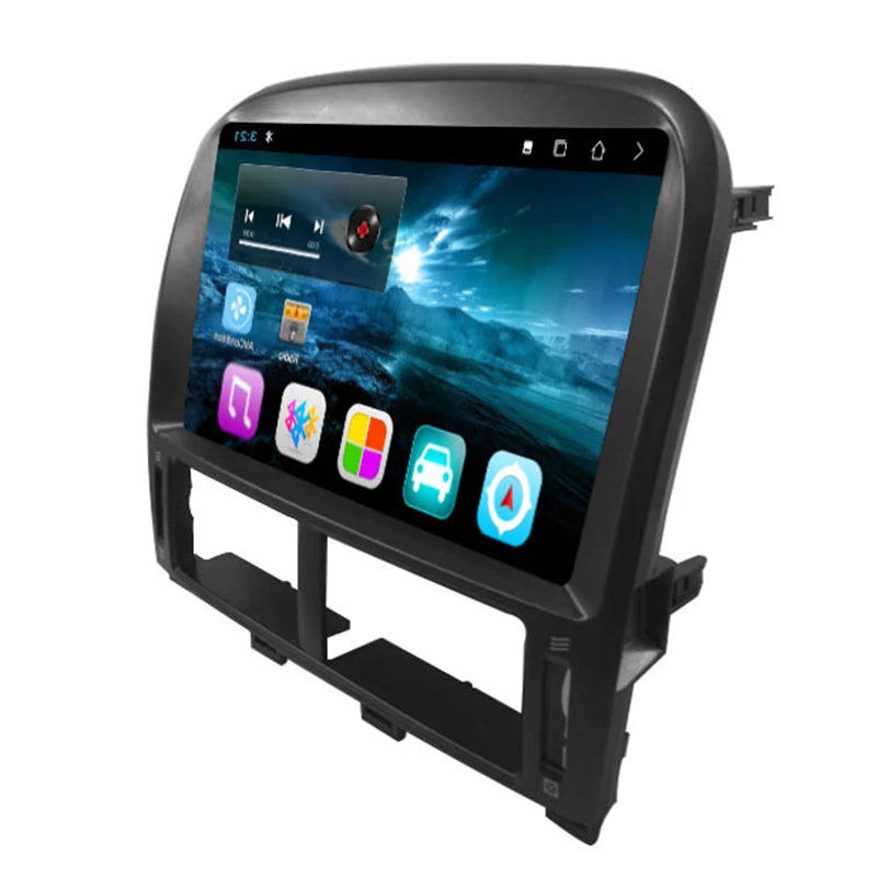 9" Android 10 Car Multimedia Player For Lexus LS430 1999-2006 GPS Navigation Bluetooth Tou