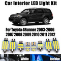 15-Piece LED Interior Light Kit for Toyota 2003-2008 - Canbus Error-Free Interior Bulbs