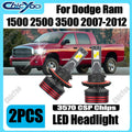 2X Canbus H13 High Low Beam LED Headlights 3570 CSP Chips 150W 30000LM 6000K White 12V For