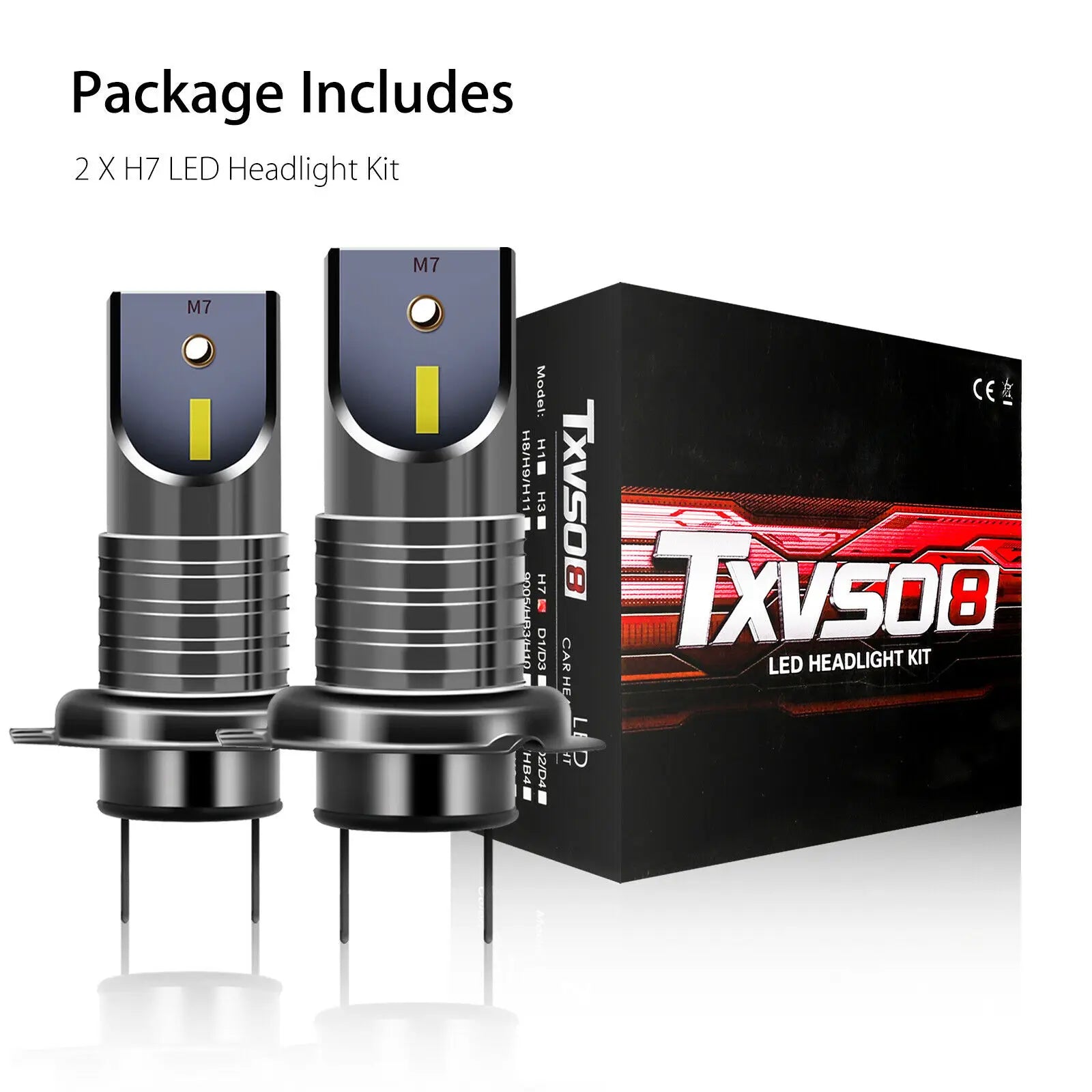 30000LM 110W H7 H4 LED Bulb Headlight Super Bright 9005 HB3 9006 HB4 H11 H8 High Low Beam