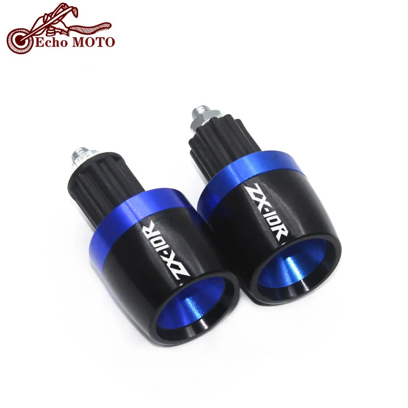 7/8" CNC Motorcycle Accessories Handlebars Bar Ends Grips Slider For Kawasaki ZX10R 2006 2007 20 - Automotive LED Light