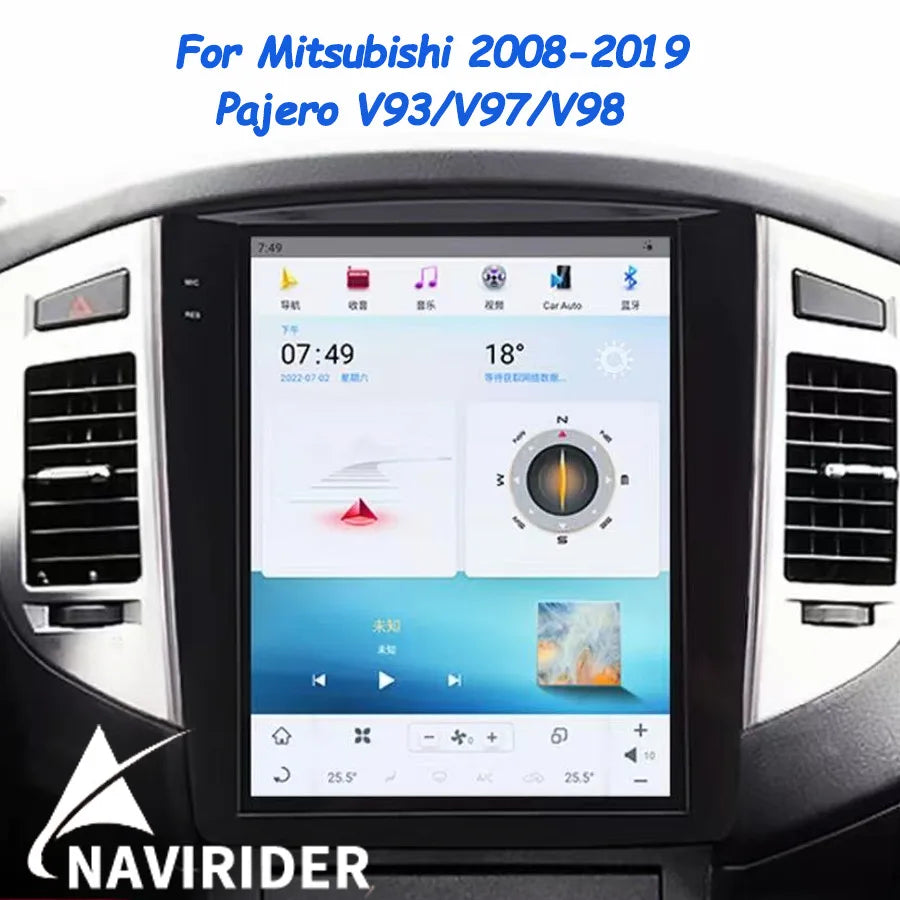 12.1 Car Radio For Mitsubishi 2008-2019 Pajero V93/V97/V98 Headunit Automotive Multimedia  | AUTOKITSHOP