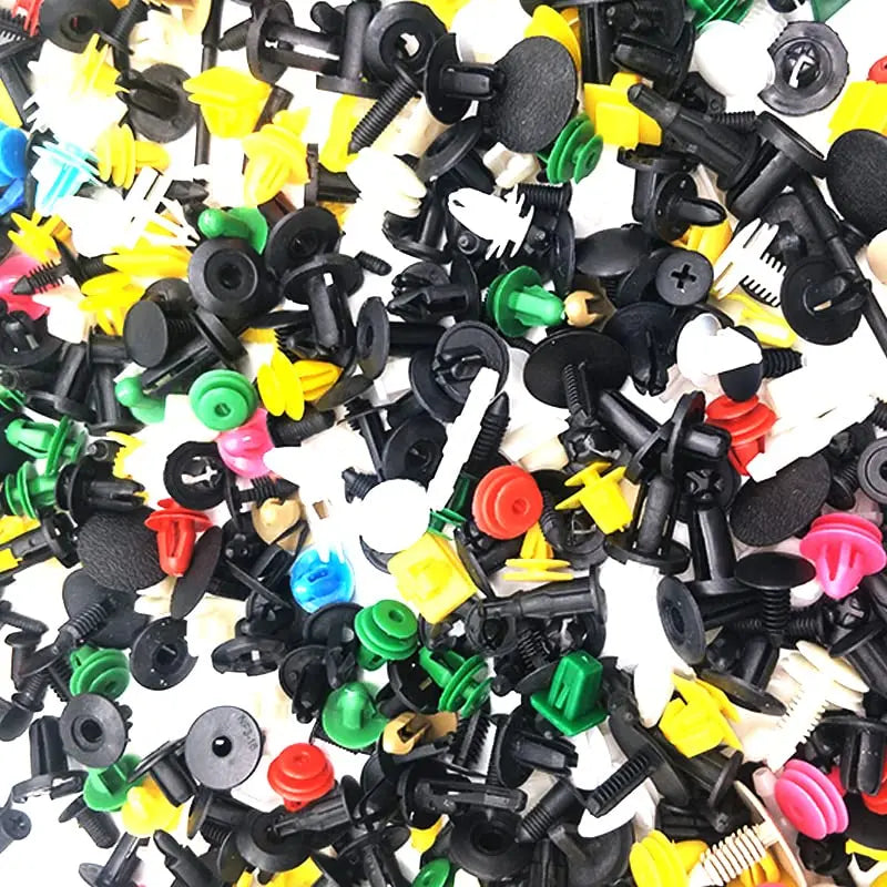 Mixed Plastic Fastener Car Door Panel Fender Bumper Push Rivet Clip Pins