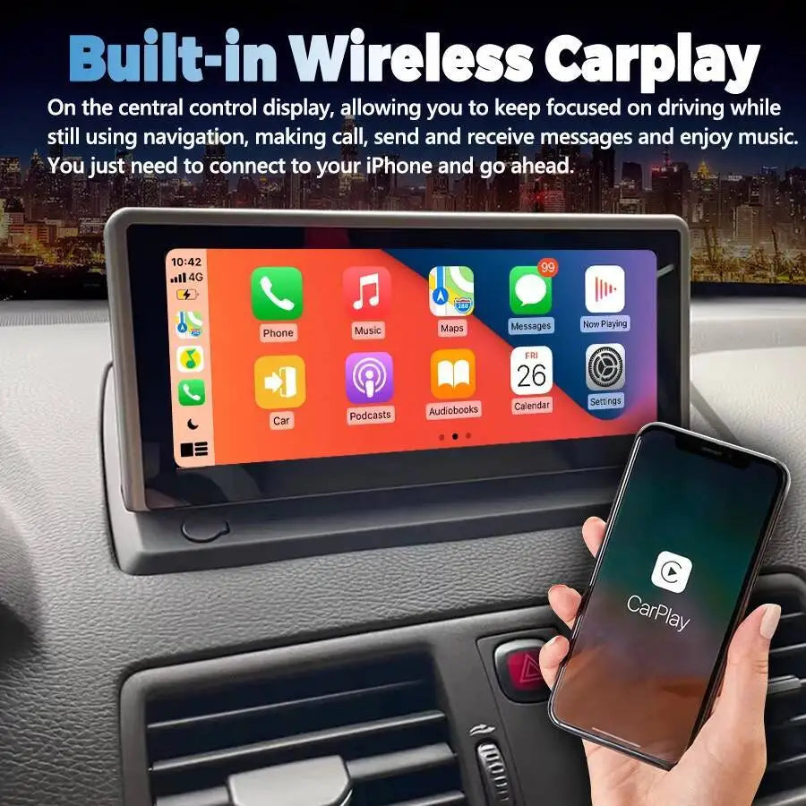 256GB Car Multimedia Video Player For Volvo XC90 2004-2014 8.8" Qled Screen Android15 GPS  | AUTOKITSHOP