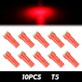 10-Piece LED Interior Light Kit for T5 - Canbus Error-Free Interior Bulbs