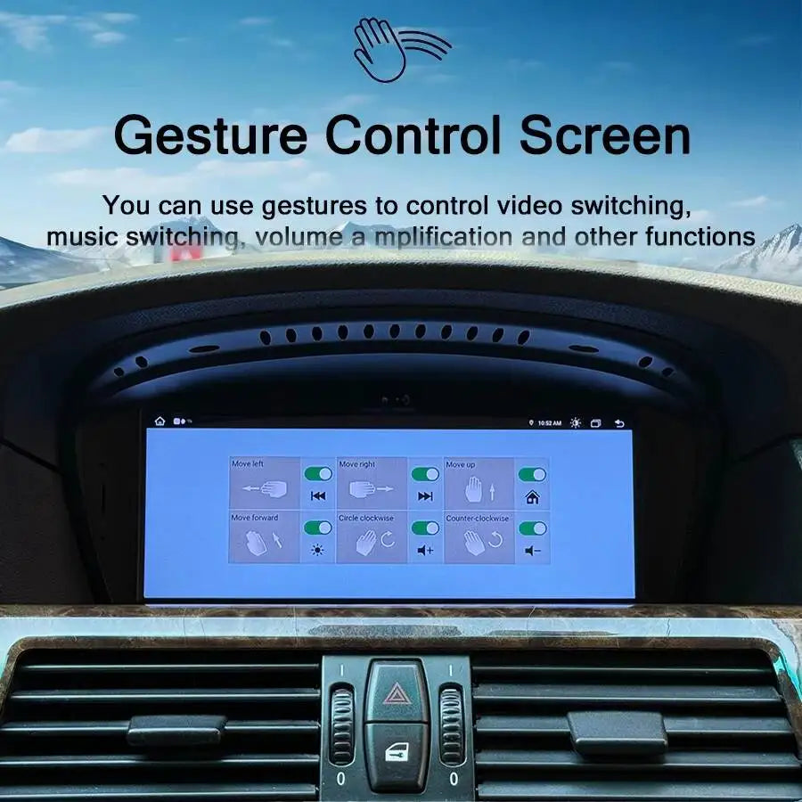 8.8" Gesture Control Screen For BMW 3 5 Series E90 E91 E60 E61 2005-2010 CCC CIC Android 1