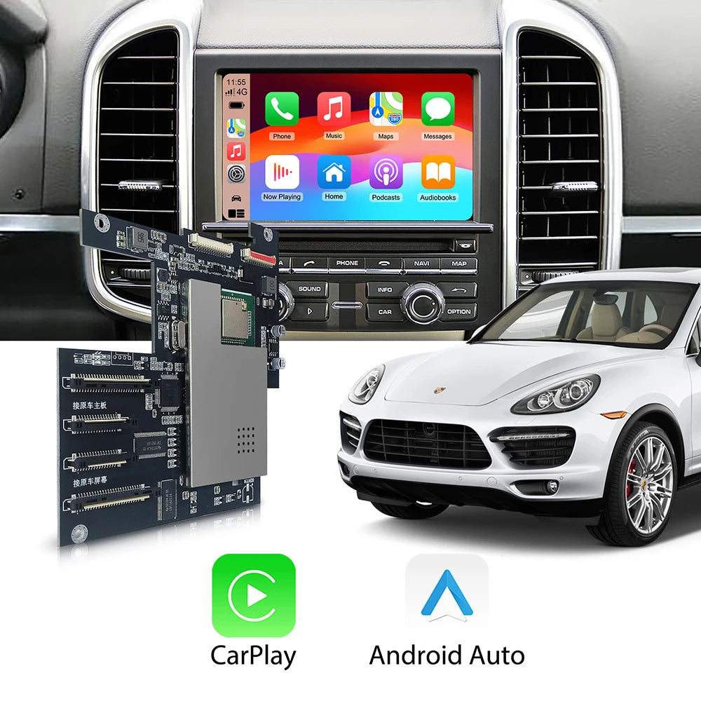 Wireless Carplay Android Auto Module For Porsche PCM3.1 Panamera Cayenne Cayman Macan Boxs | AUTOKITSHOP