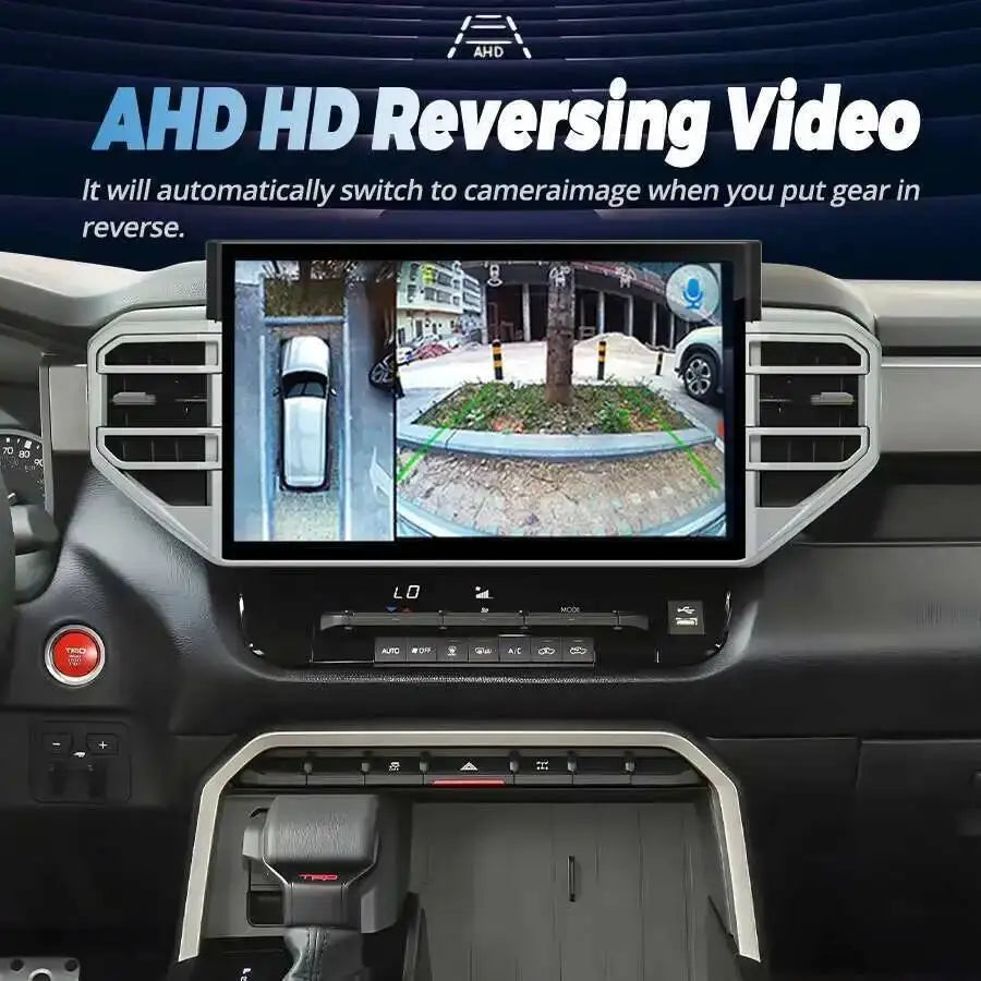 navirider For Toyota Tundra 2022 Car Radio Android 13 Sequoia CarPlay Stereo GPS QLED Scre