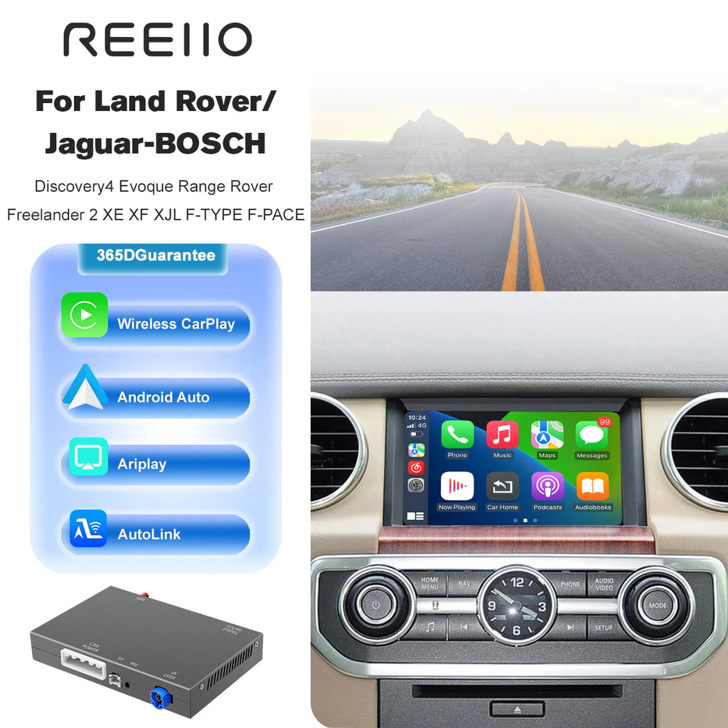 2025 New Wireless Carplay Android Auto for Jaguar Land Rover Bosch Discovery 4 Aurora Free