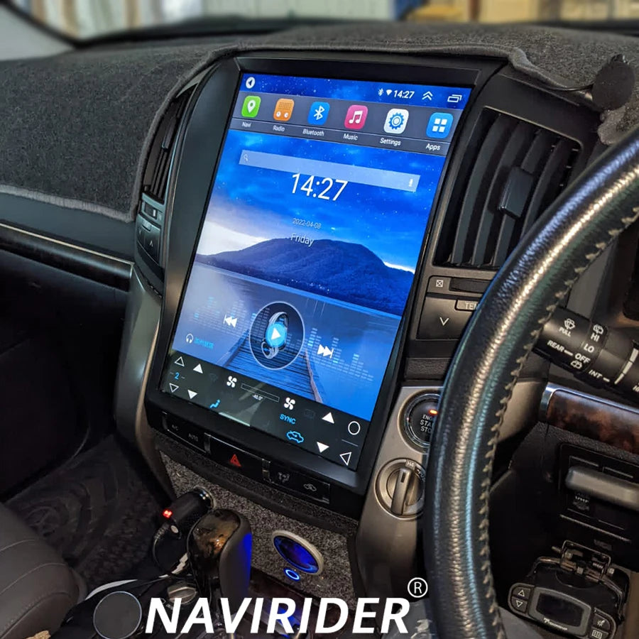 15.6inch Android For Toyota Land Cruiser 200 LC200 2008-2015 GPS Navigator Car Multimedia