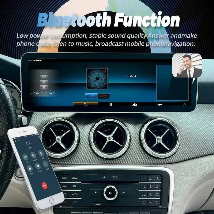 For Mercedes Benz A Class GLA CLA 2013-2018 NTG 4.5 5.0 4G Navigation Car Radio Multimedia