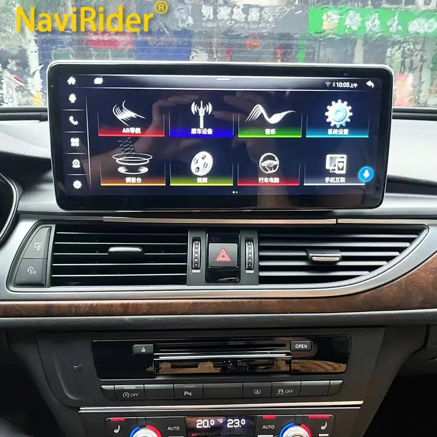 For Audi A6 S6 RS6 2012-20019 Android Touch Screen Multimedia Video Player Navigation Auto