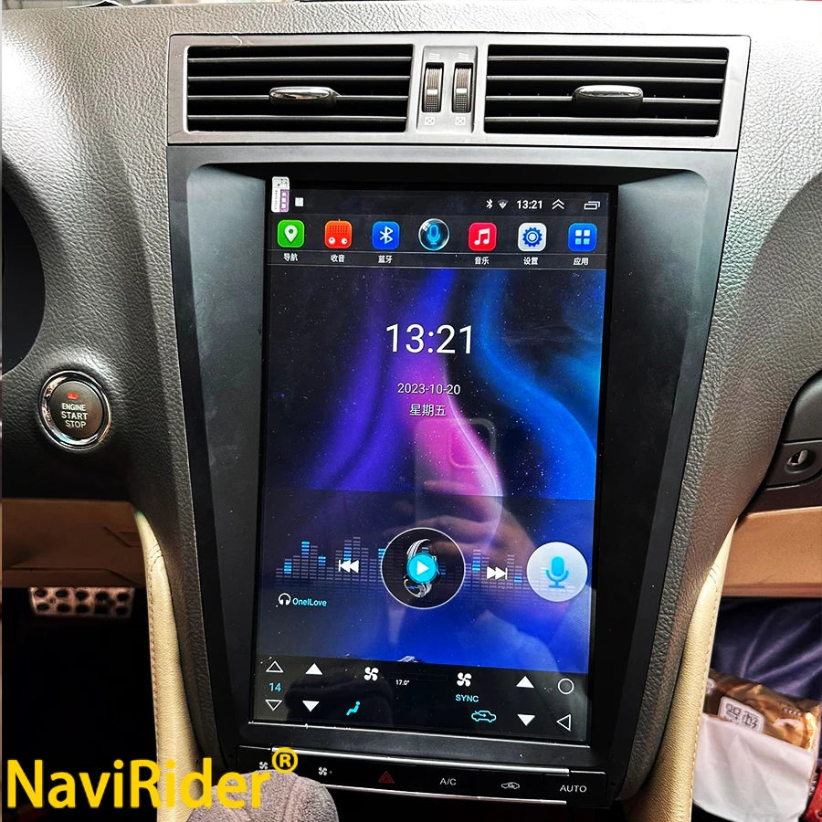 Tesla Screen Android 13 Car Radio For Lexus GS450h GS300 GS350 2005 2011 GPS Multimedia Au