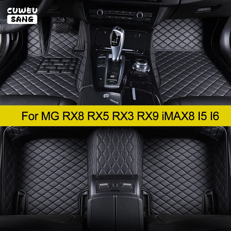CUWEUSANG Custom Car Floor Mats For MG RX8 RX5 RX3 RX9 iMAX8 I5 I6 Auto Carpets Foot Coche | AUTOKITSHOP