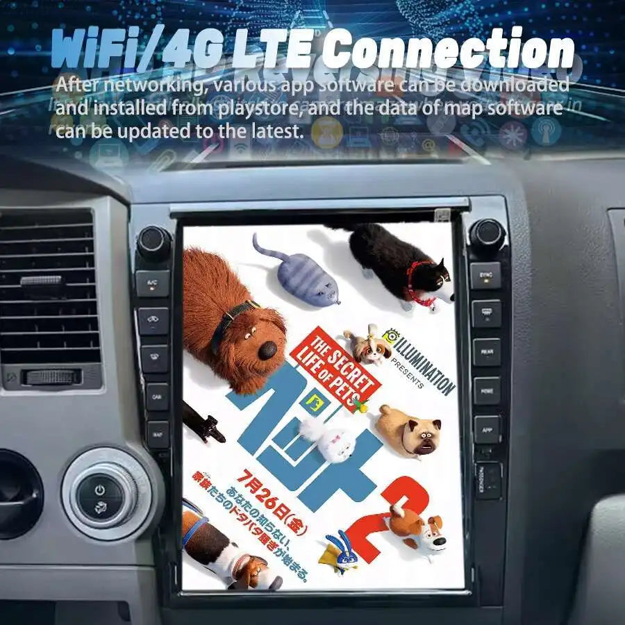 13inch For Toyota Tundra Sequoia 2007-2013 Android 13 Multimedia Player GPS Navigation Aut | AUTOKITSHOP